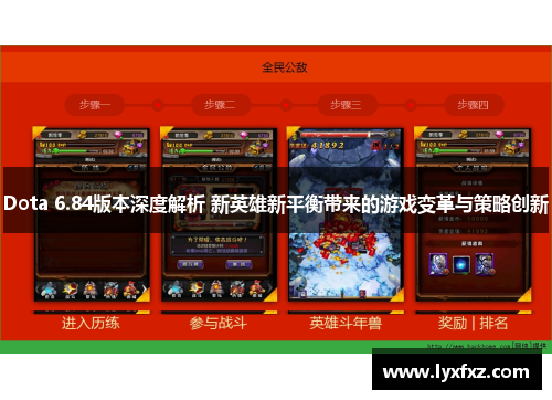 Dota 6.84版本深度解析 新英雄新平衡带来的游戏变革与策略创新